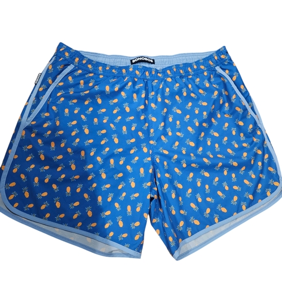 Bonobos‎ Throwback Swim Shorts. Men's Pineapple 🍍 Print Swim Trunks. Size XL. - Picture 1 of 11